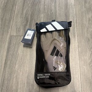 Adidas Copa GL Pro Goalkeeper Gloves White/Gold Metallic (JZ5793) Size 9